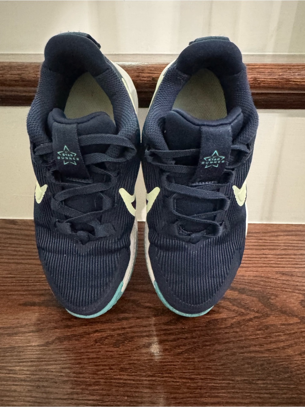 Nike Star Runner Navy Sneakers with Light Blue Accents